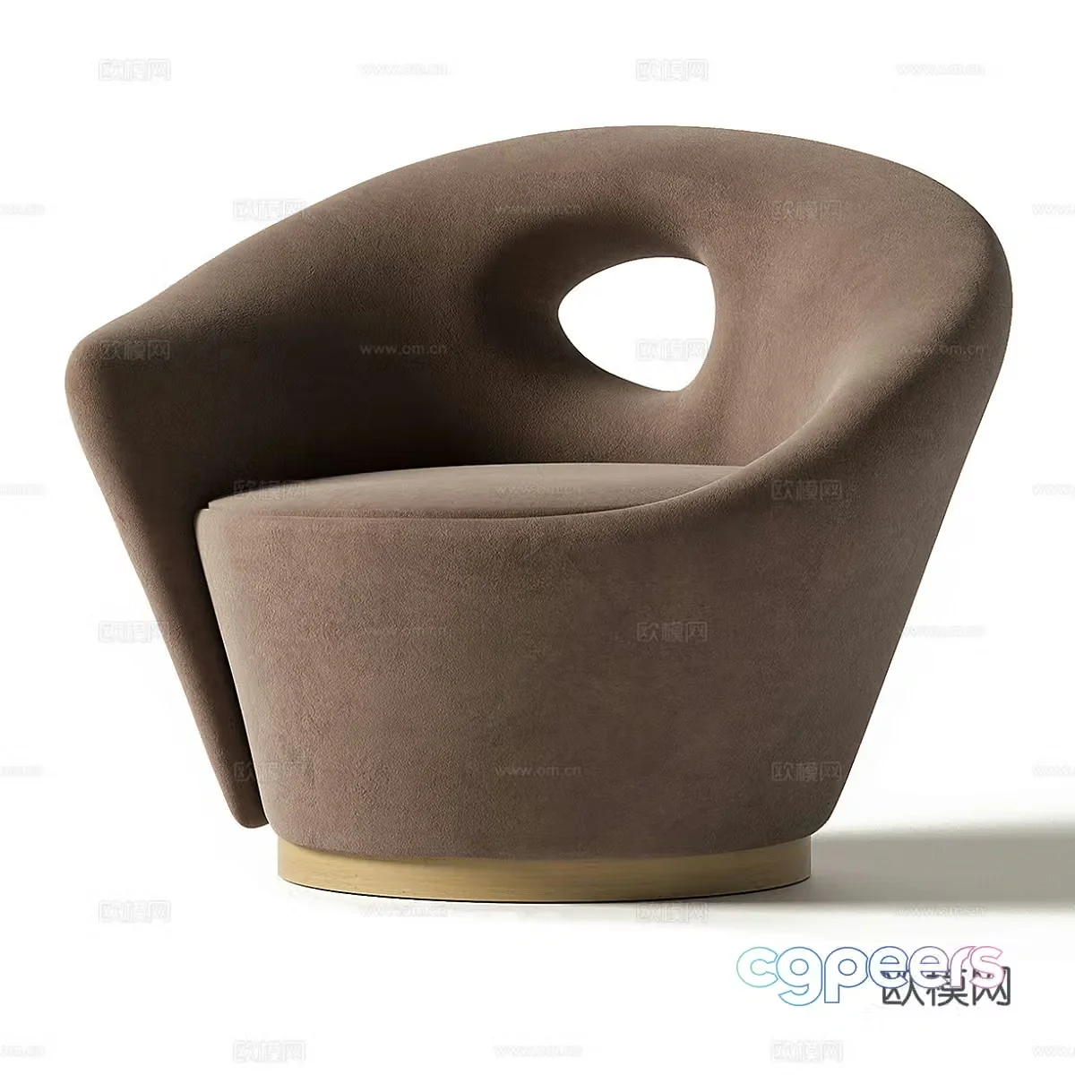 Modern single sofa 3d model