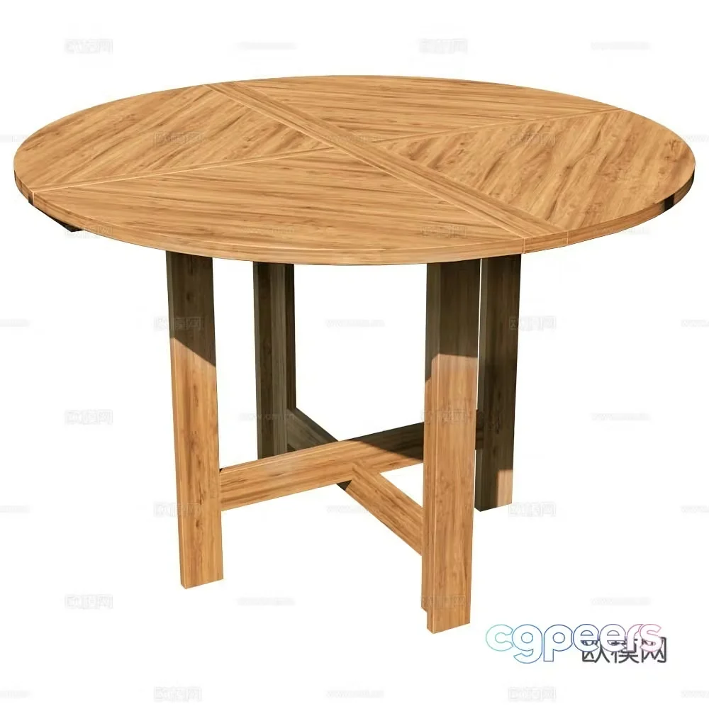Monotropa Modern Dining Table Log Dining Table Round Dining Table Nordic Dining Table 3D Model