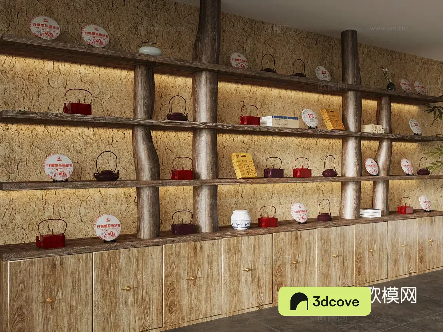 B&B Tea Cabinet Decoration Cabinet Showcase
