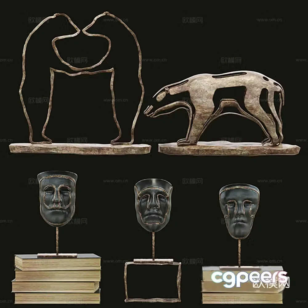 Sculpture decoration ornament 3d model