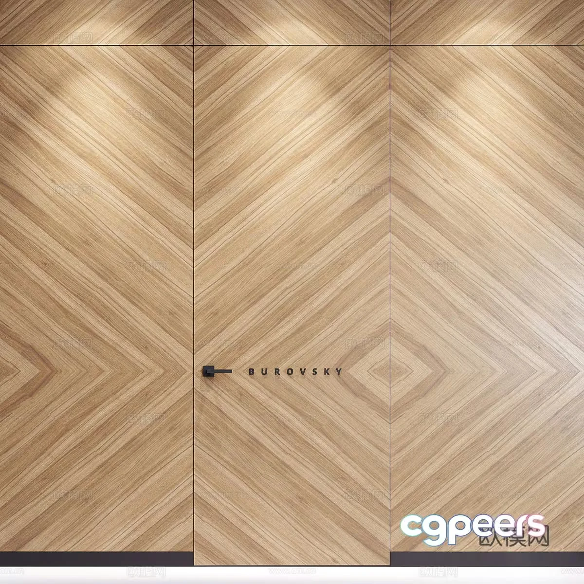 Swing door 3D model