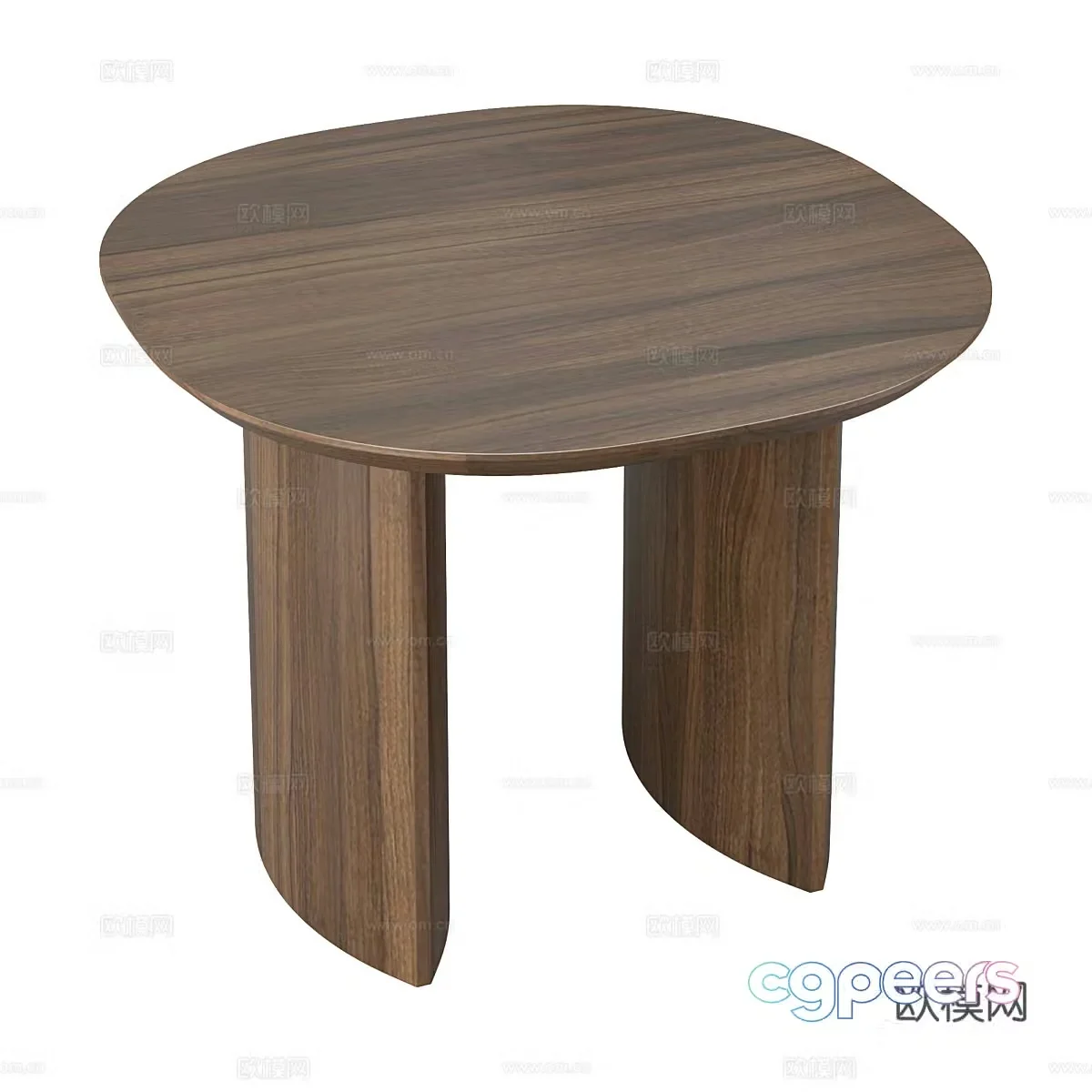 Nordic simple coffee table coffee table simple coffee table round coffee table 3D model