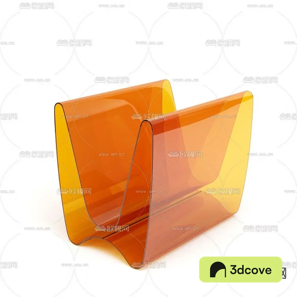 Acrylic bookshelf Magazine rack