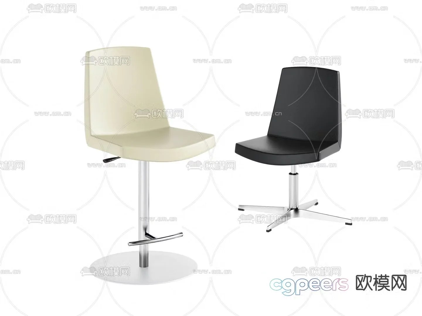 Office chair conference chair staff chair 3d model