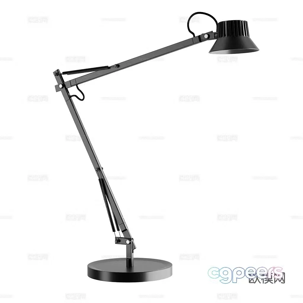 Muuto Industrial Wind Table Lamp Metal Table Lamp Classic Table Lamp Architect Table Lamp 3D Model