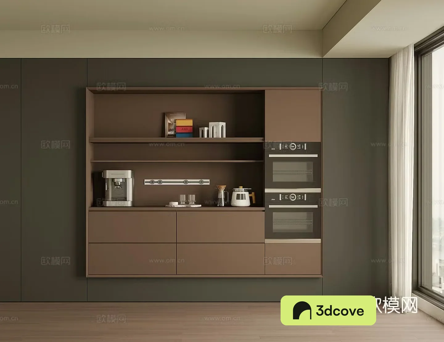 Modern wine cabinet sideboard