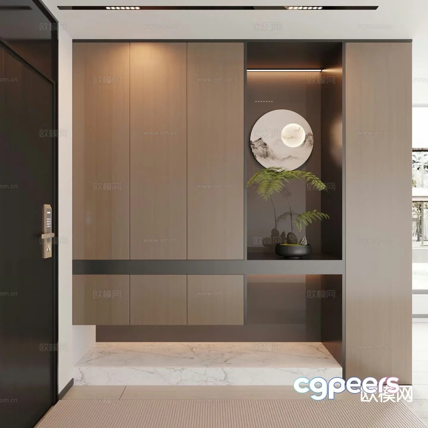 Italian style entrance hall 3D model