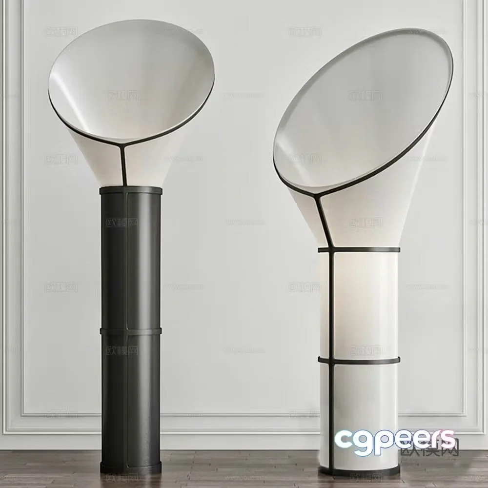 Modern desk lamp 3d model