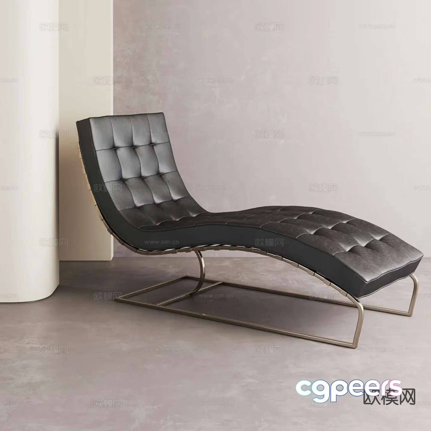 Leather Recliner Leisure Recliner 3d Model
