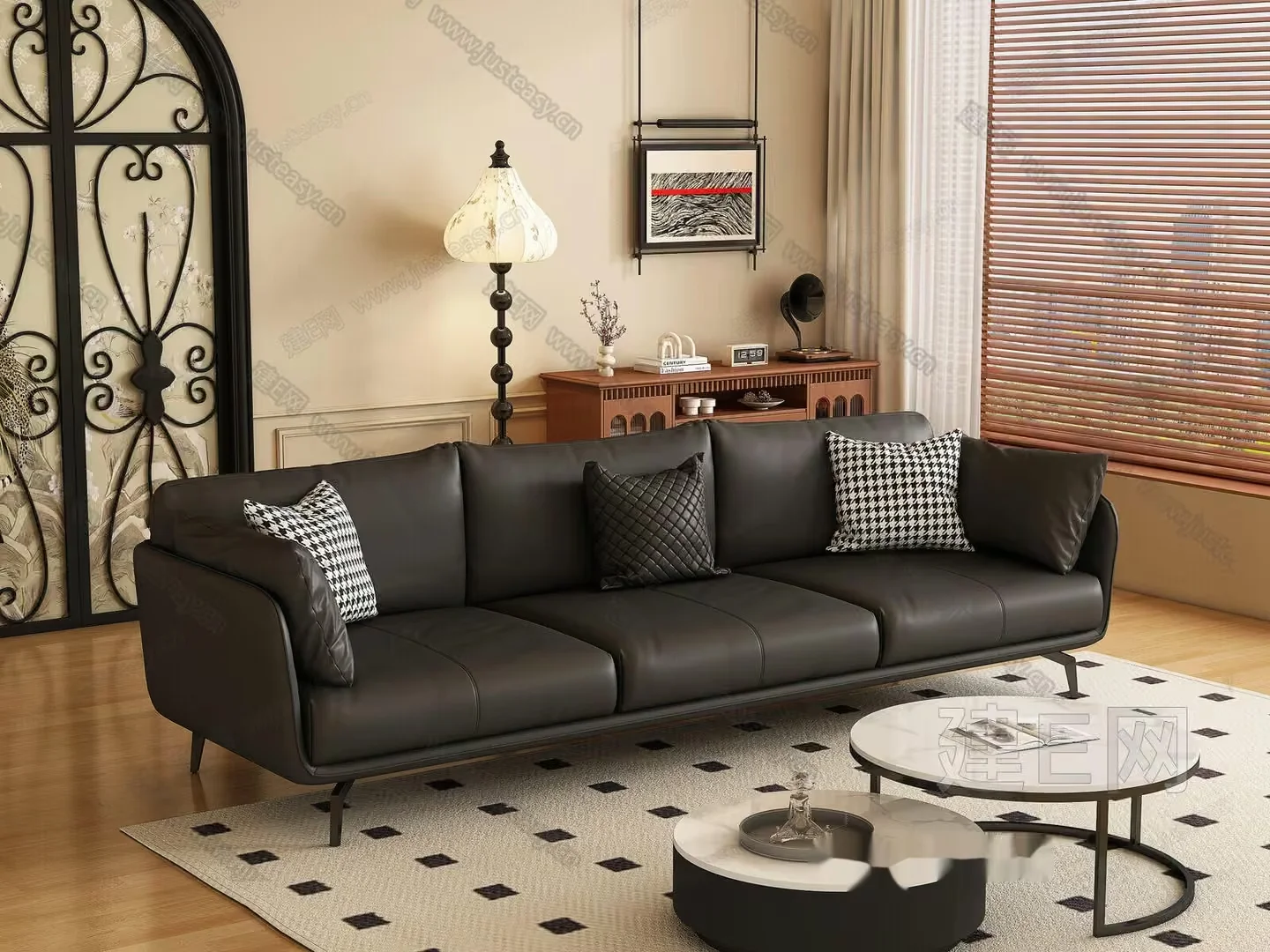 Modern Living Room 3D Model – 9699 – VRAY Render