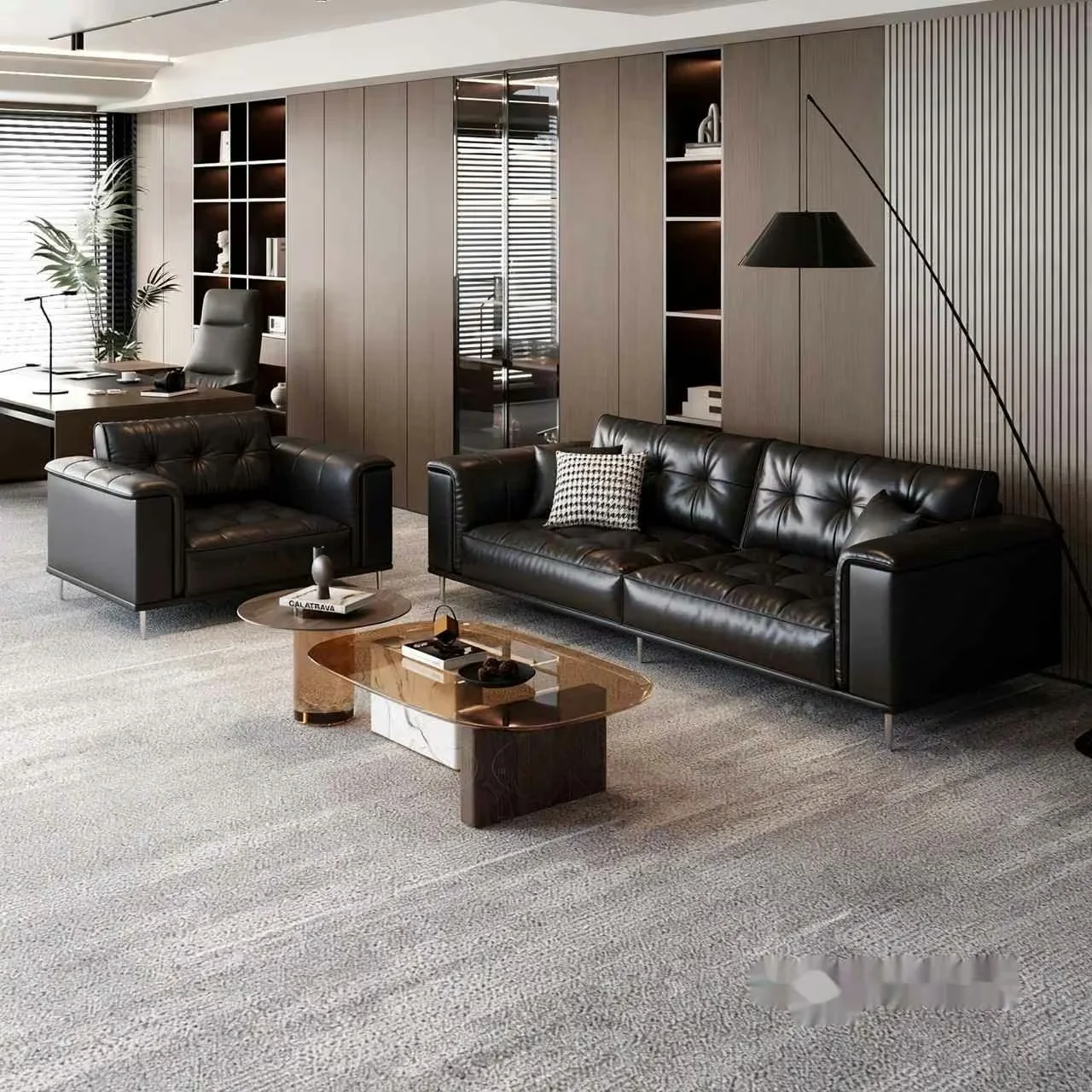 Modern Office Space 3D Model – 17011 – CORONA Render