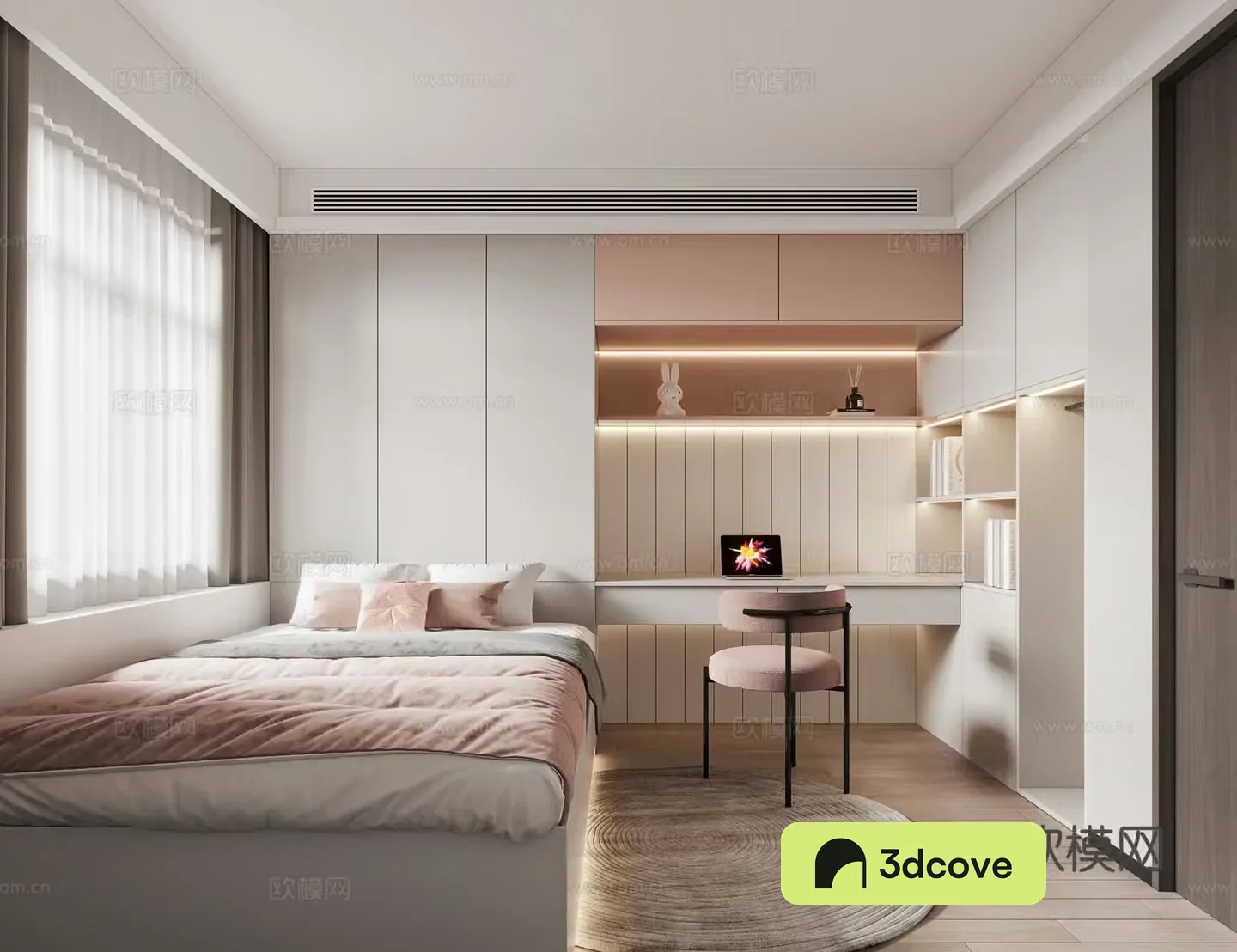 Modern girl room