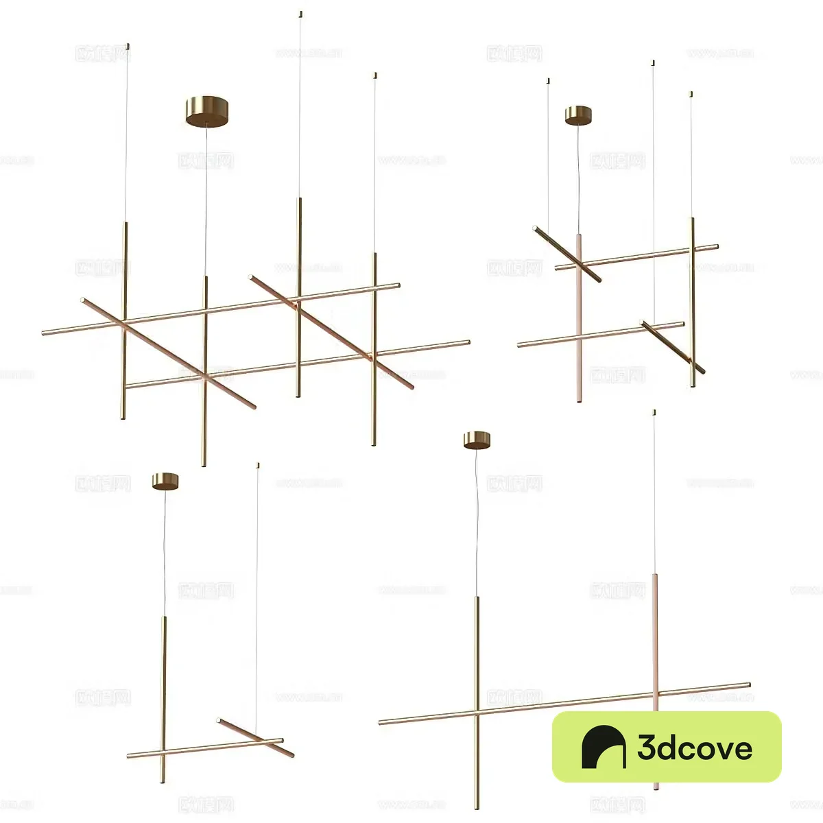 Modern light luxury minimalist Flos Coordinates suspension chandelier