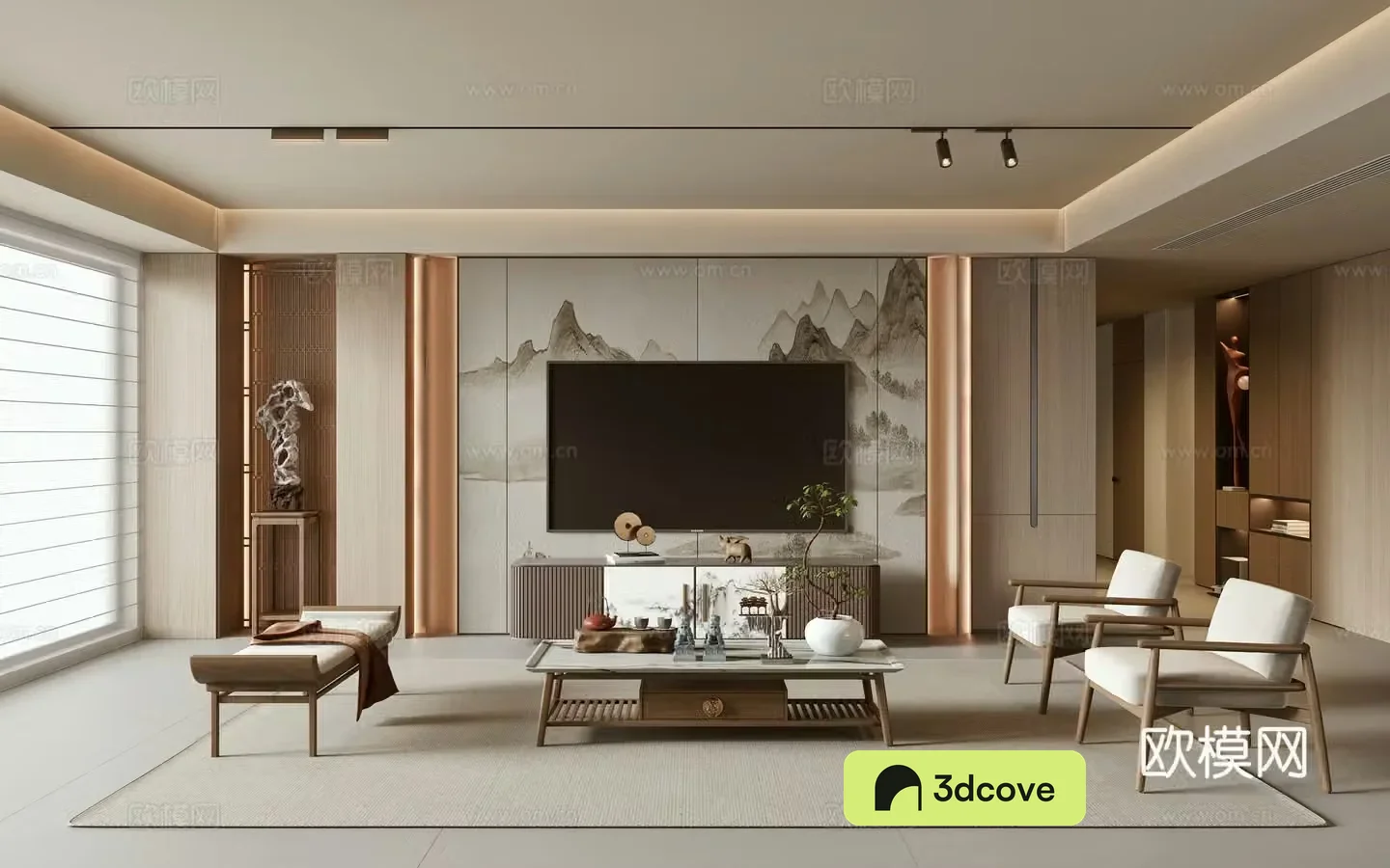 New Chinese living room