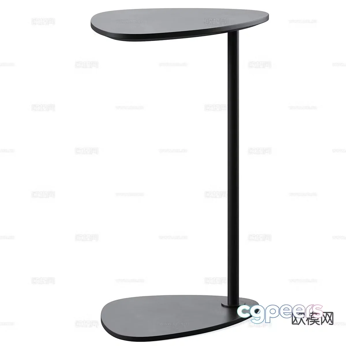 Modern corner table side table table table 3d model