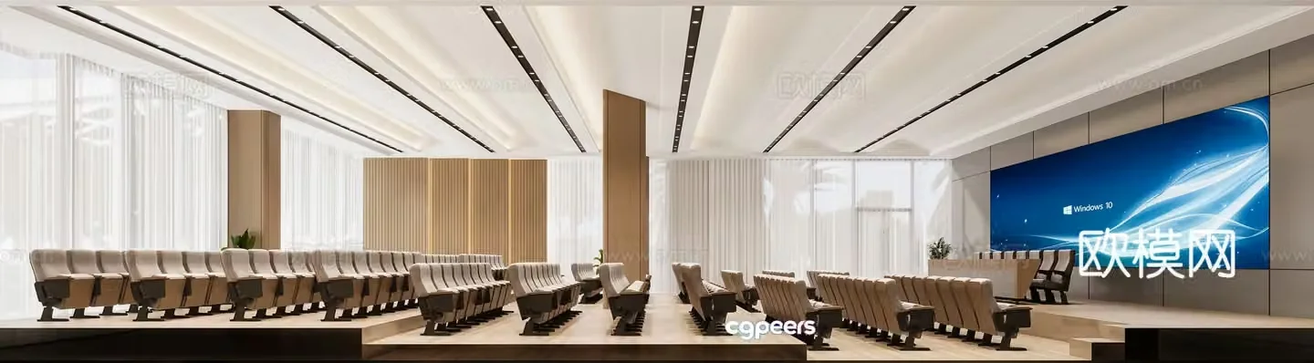 Hall 3d model
