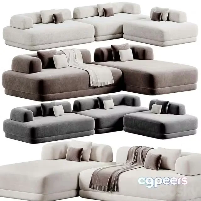 3ds Max Free – BUMPER Sofa By Zanotta Sofa