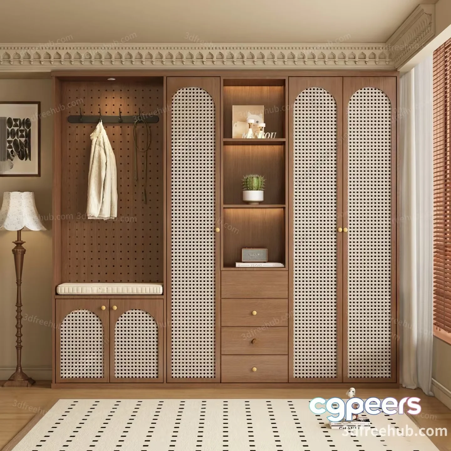 Cozy Living Room 3D Model – 23293 – VRAY Render
