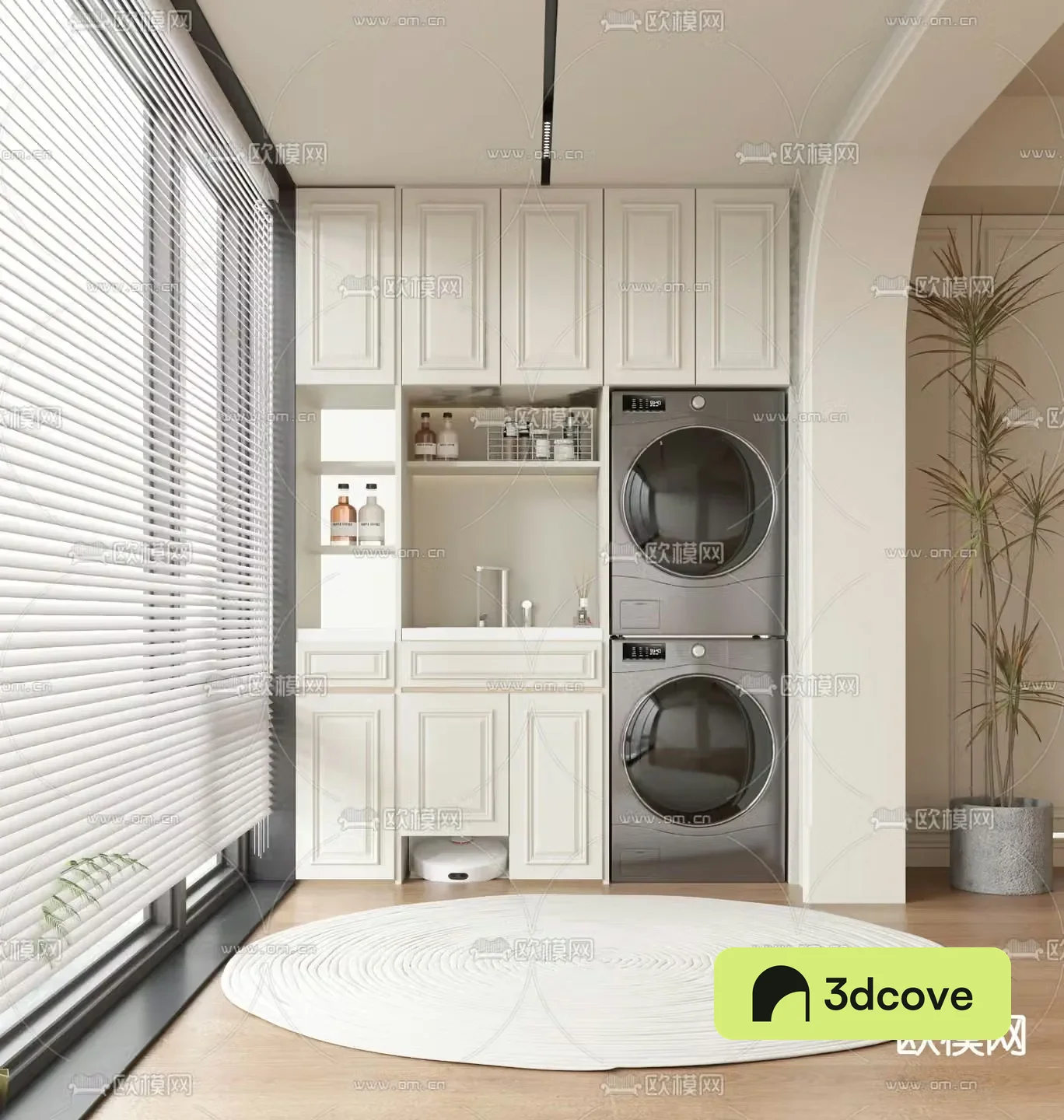 American balcony cabinet washing cabinet