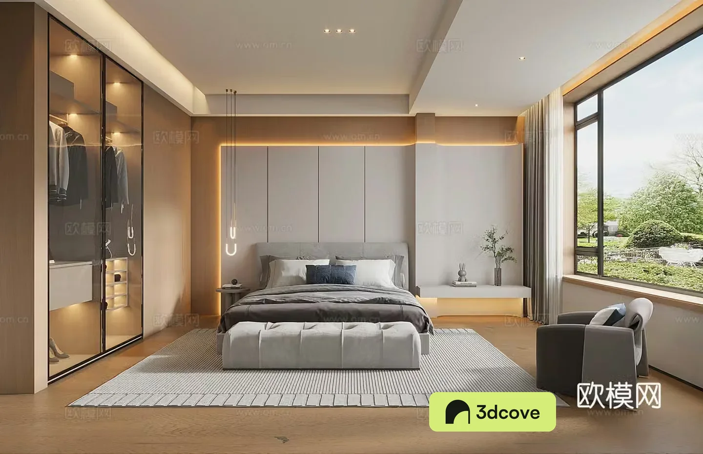 Modern bedroom