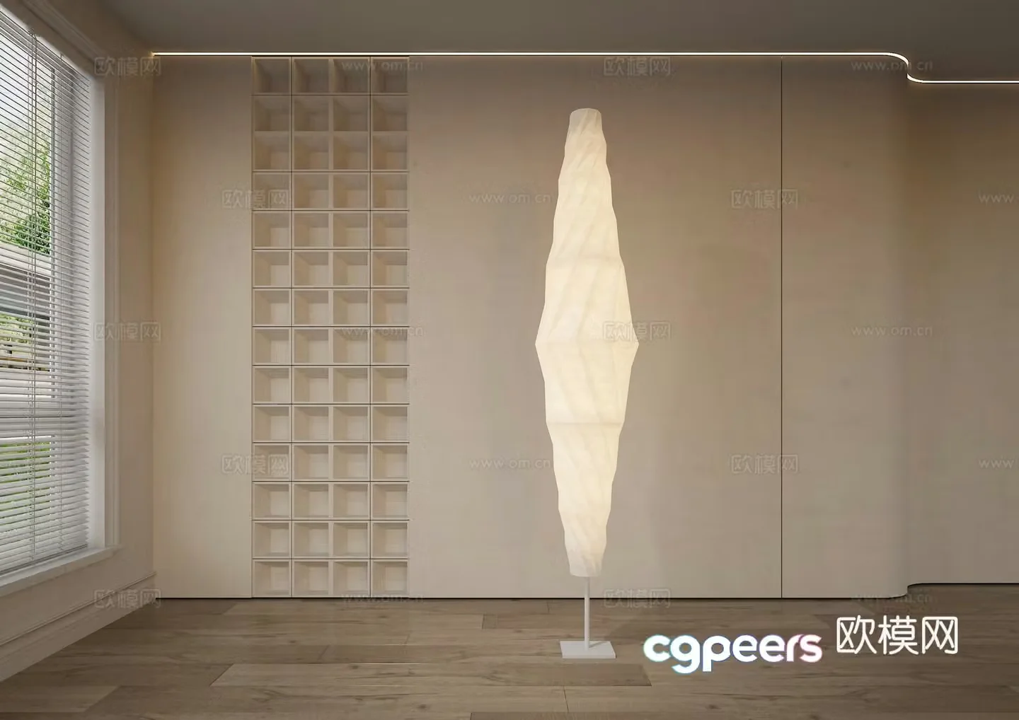 Floor lamp Internet celebrity floor lamp 3d model