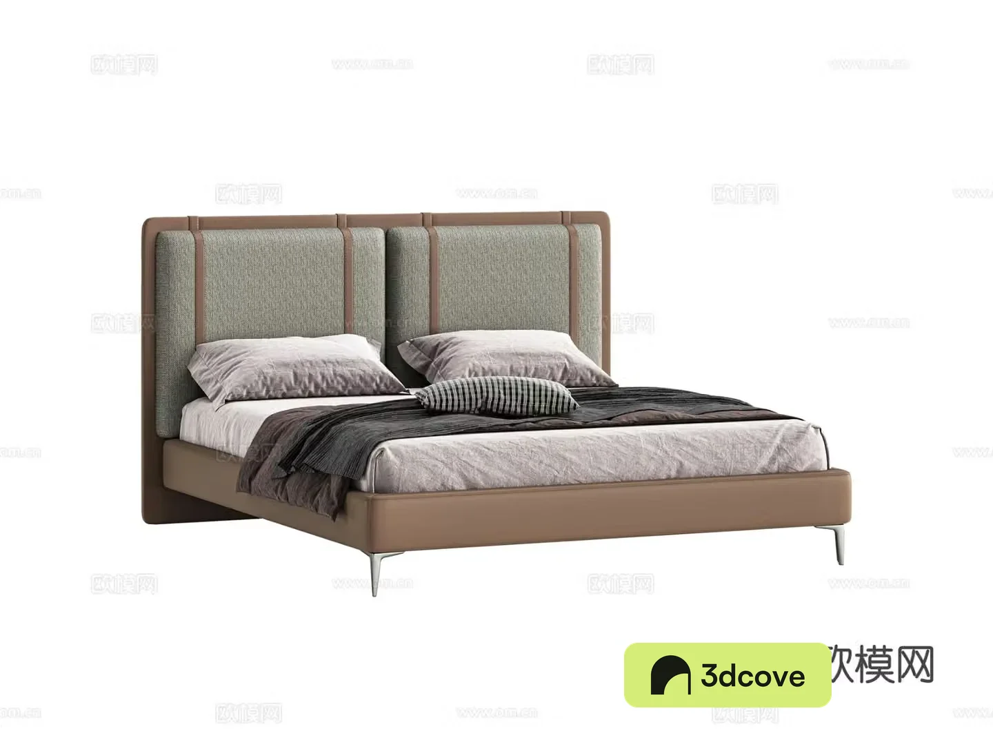 Modern double bed