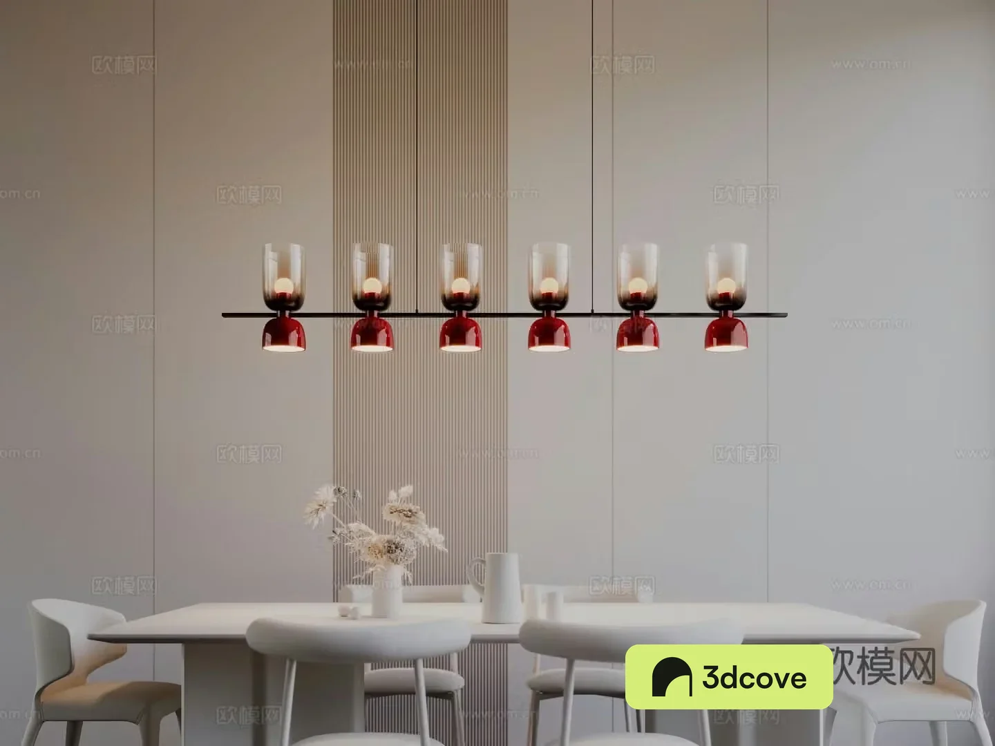 Modern restaurant chandeliers