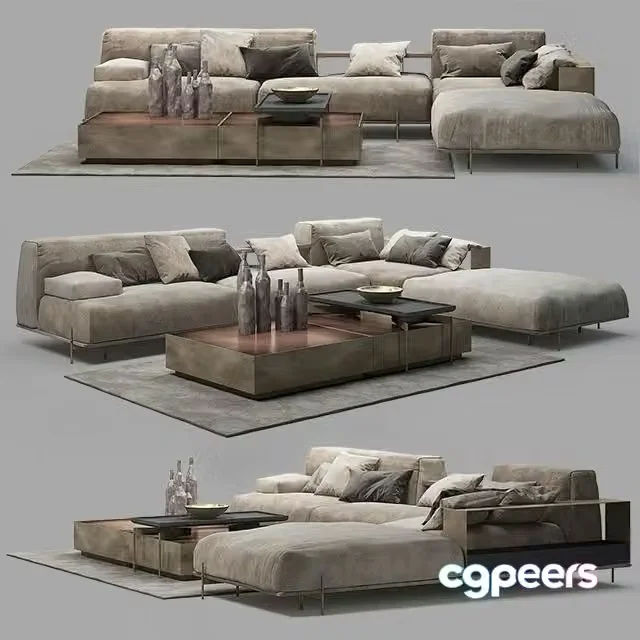3ds Max Free – Sofa soho