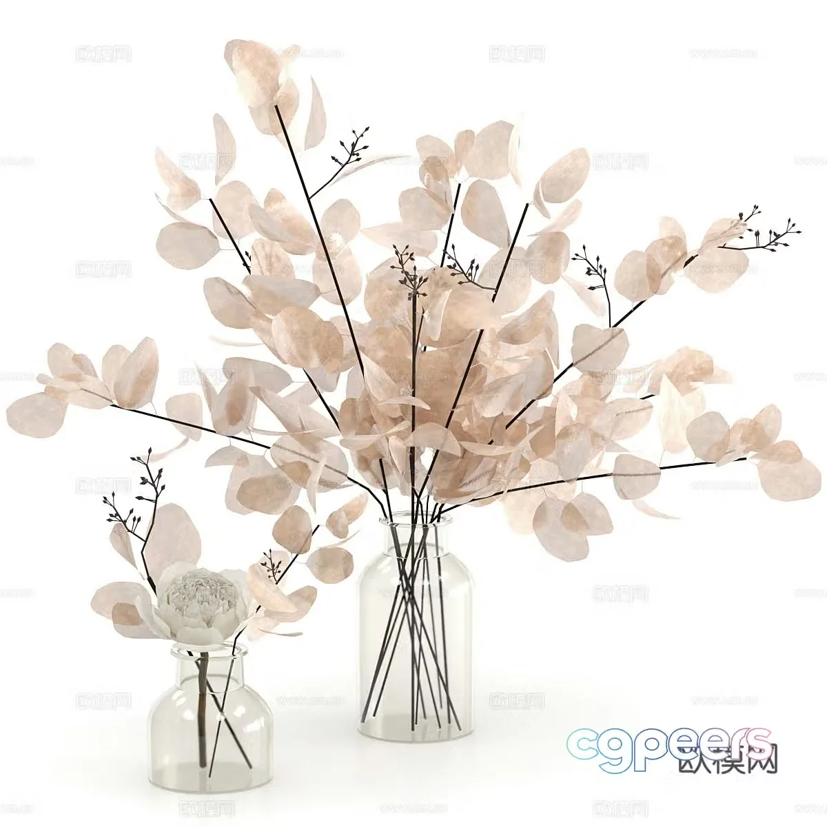 Flower art 3d model