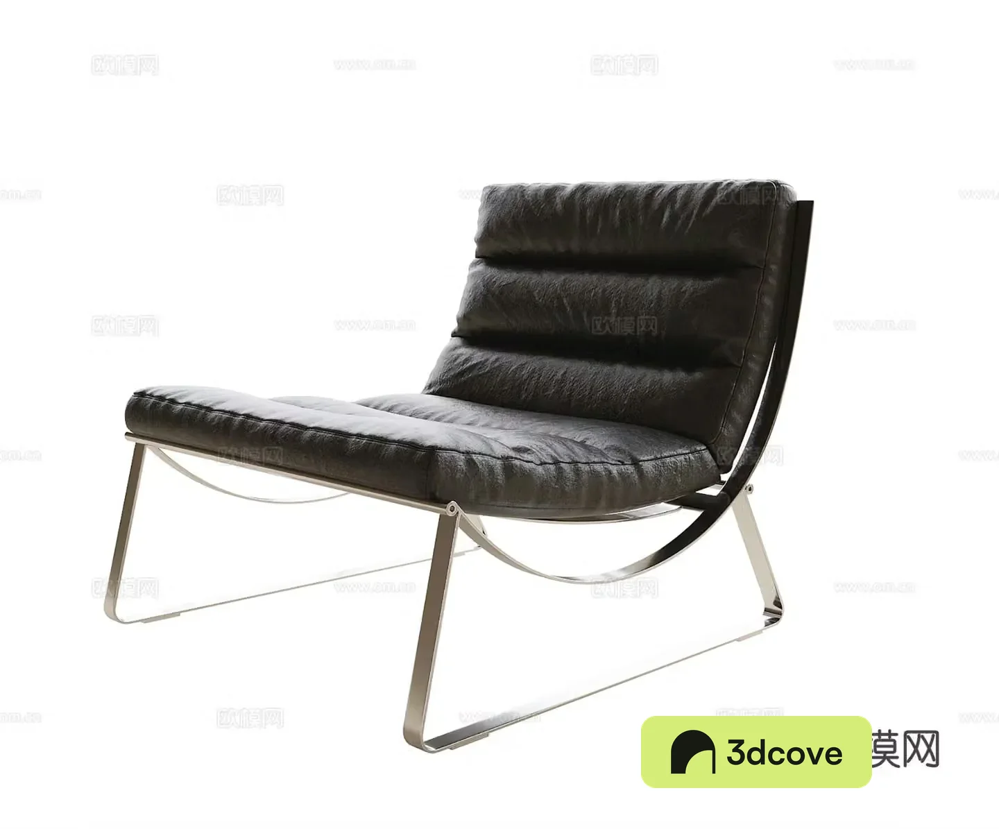 Modern leather chair lounge chair