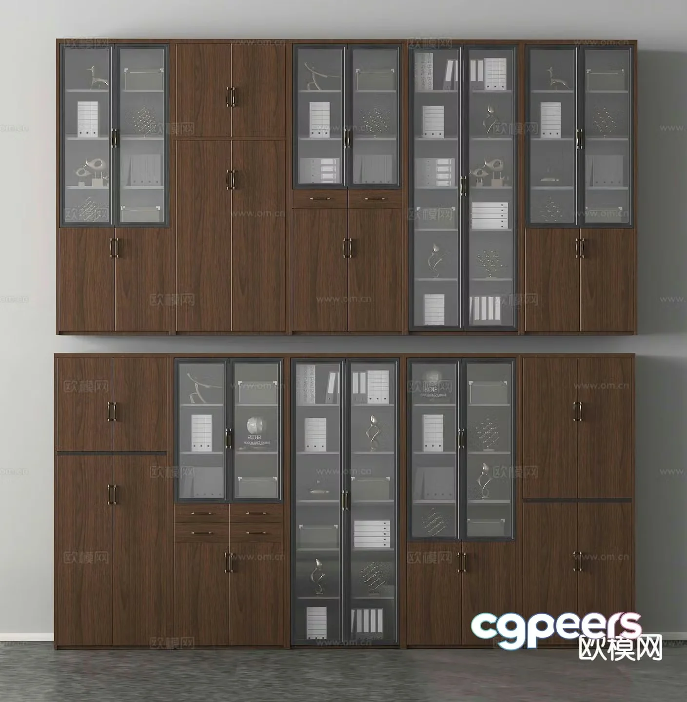 Office supplies file cabinet file cabinet information cabinet 3d model
