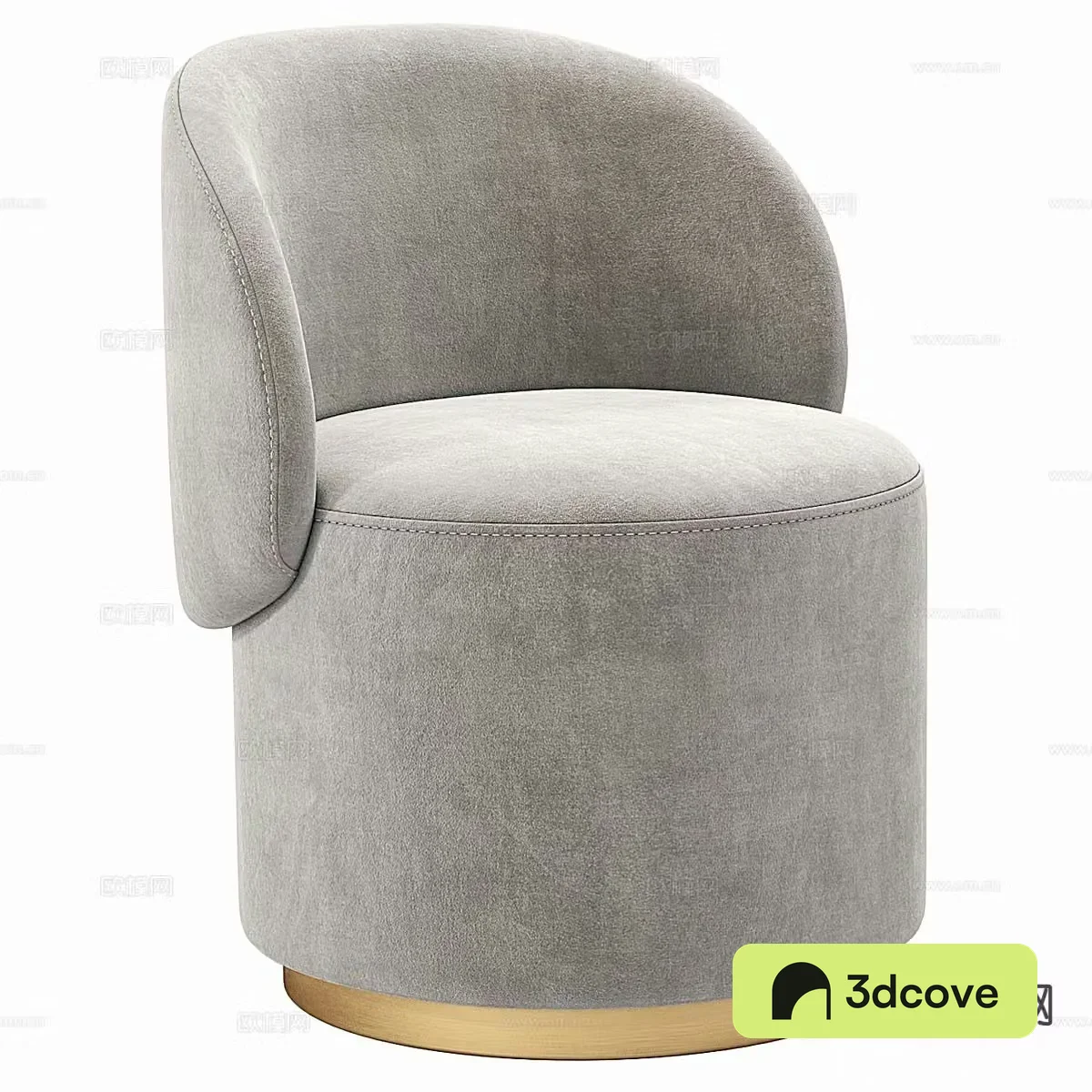 Italian style leisure sofa chair round sofa