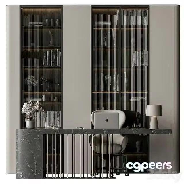 3ds Max Free – Boss Desk – Office Furniture 587