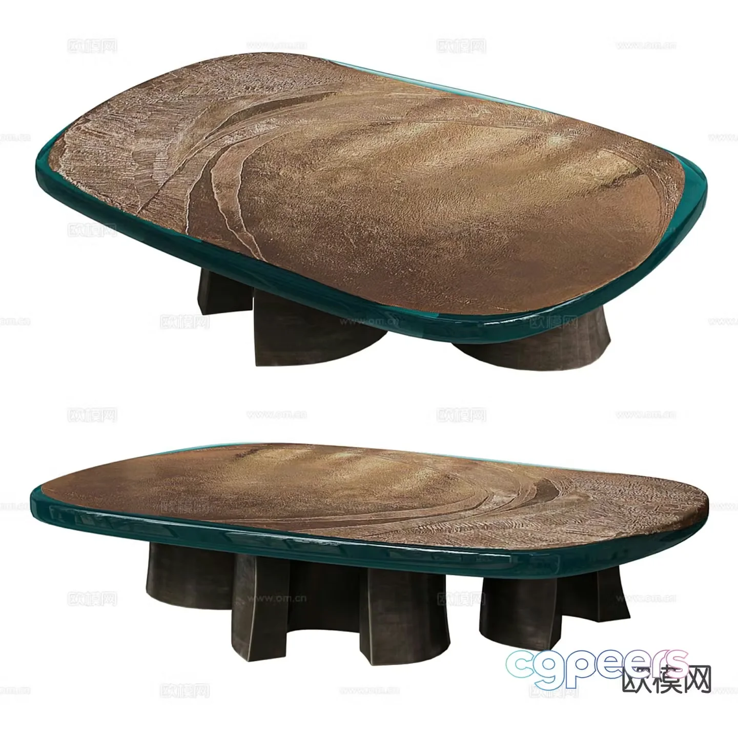 Maison Jonckers Italian Coffee Table 3D Model