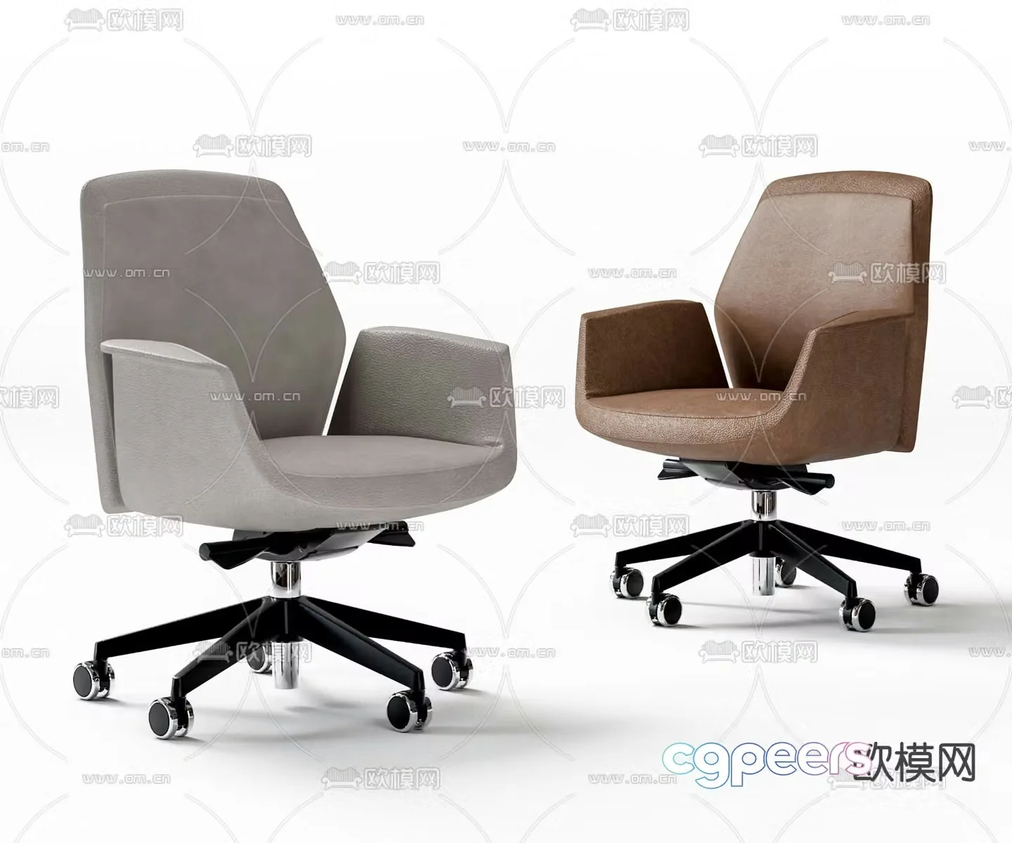 Office chair staff chair 3d model