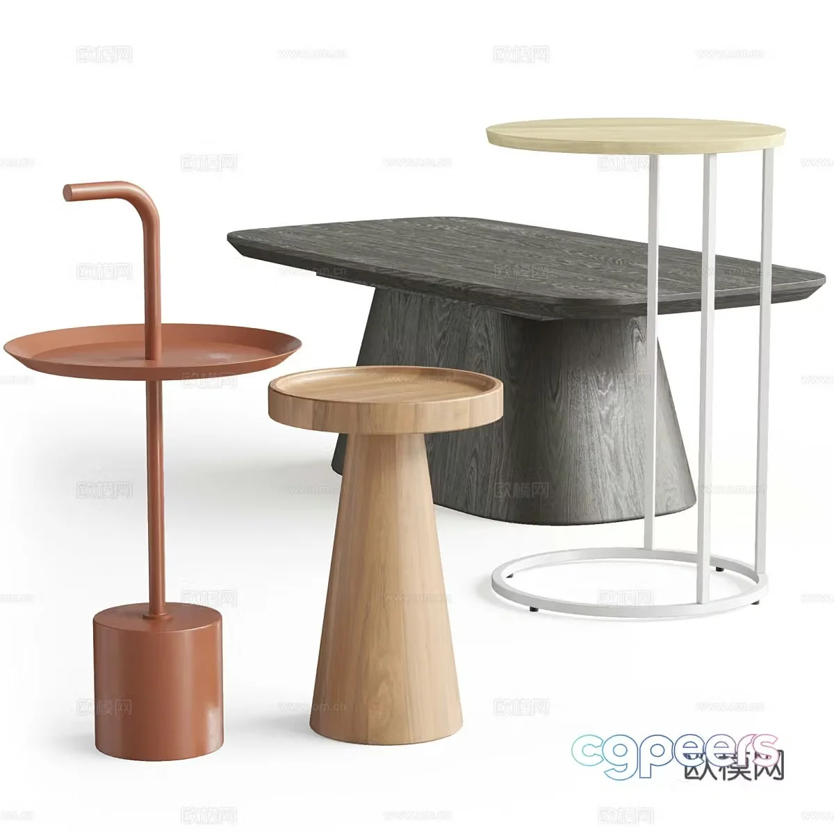 Modern Young Simon Nancy Jamie Coffee Table 3D Model