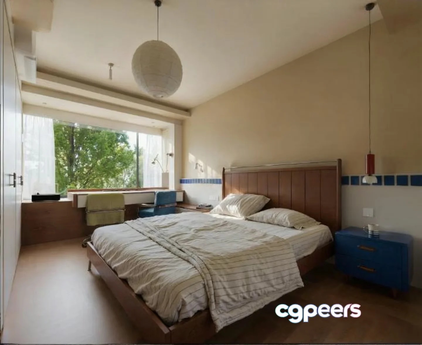 Cozy Bedroom 3D Model – 3959 – CORONA Render