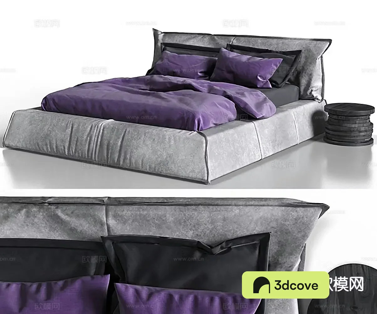 Modern double bed