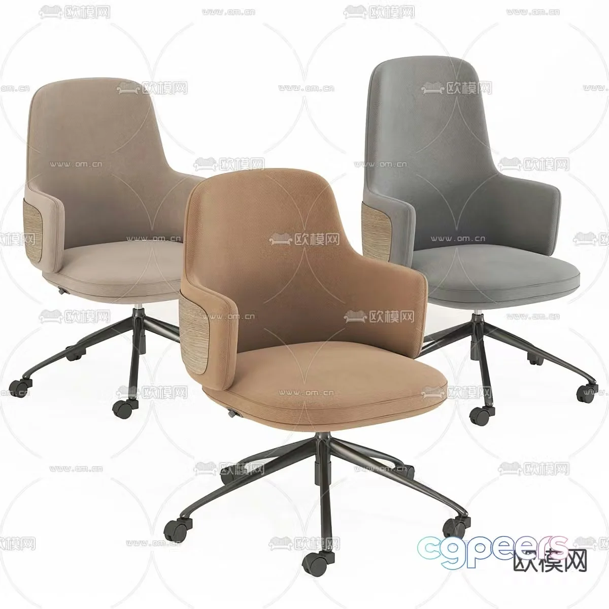 Modern office chair 3d model