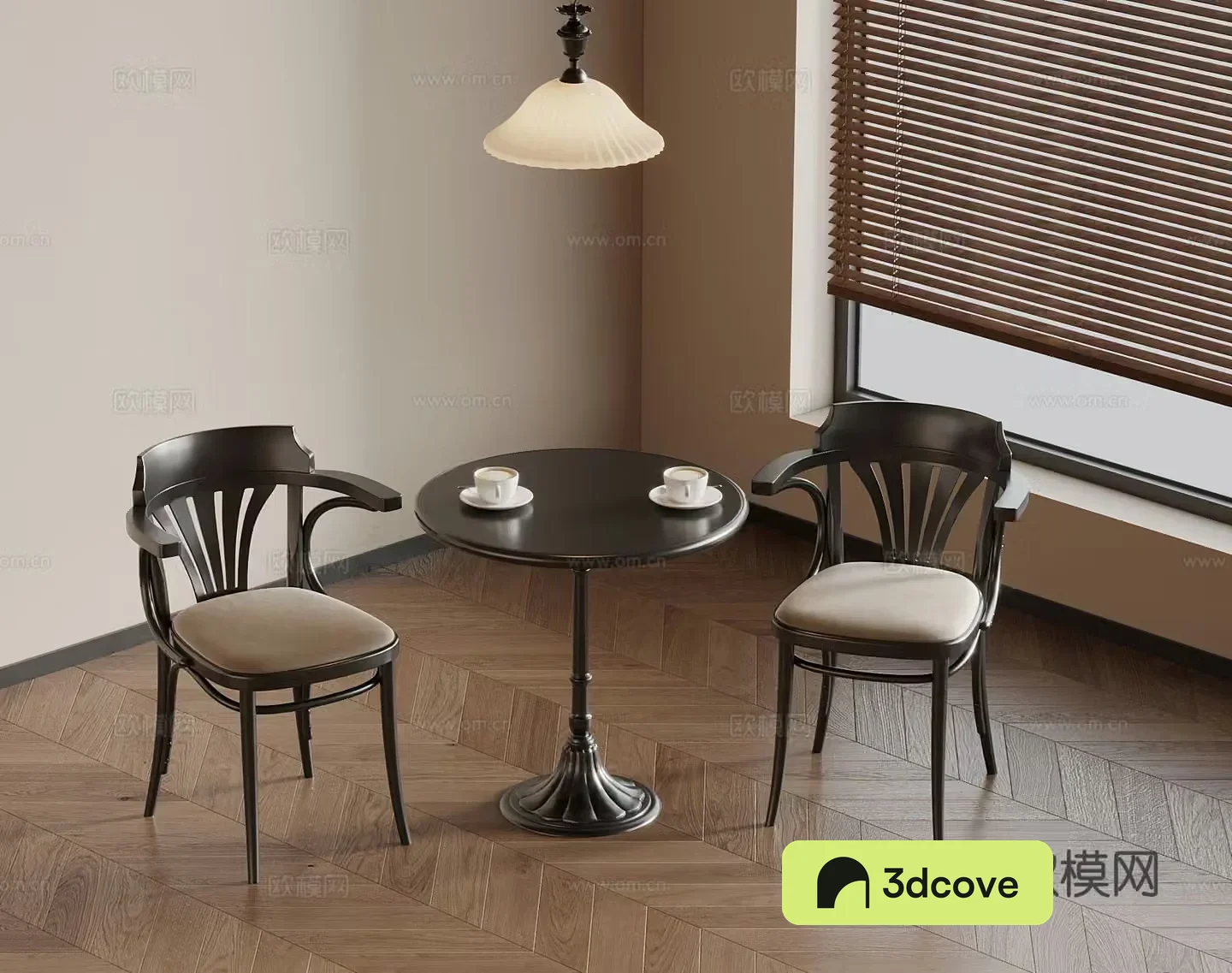 French leisure tables and chairs Negotiation table and chairs