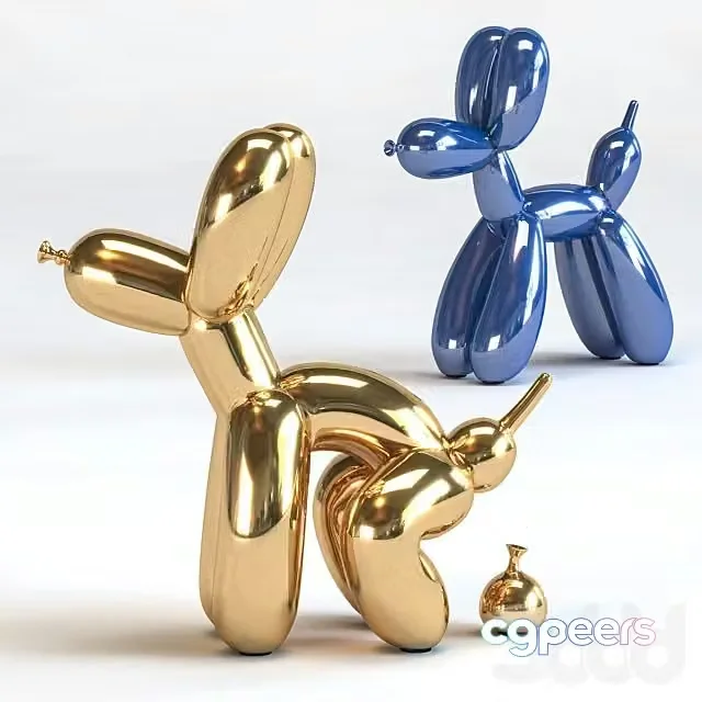3ds Max Free – Balloon Dog