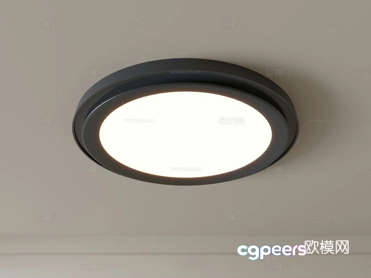 Modern ceiling lamp Geometric ceiling lamp Bedroom lamp Artistic shaped lamp Fashion living room lamp 3D model