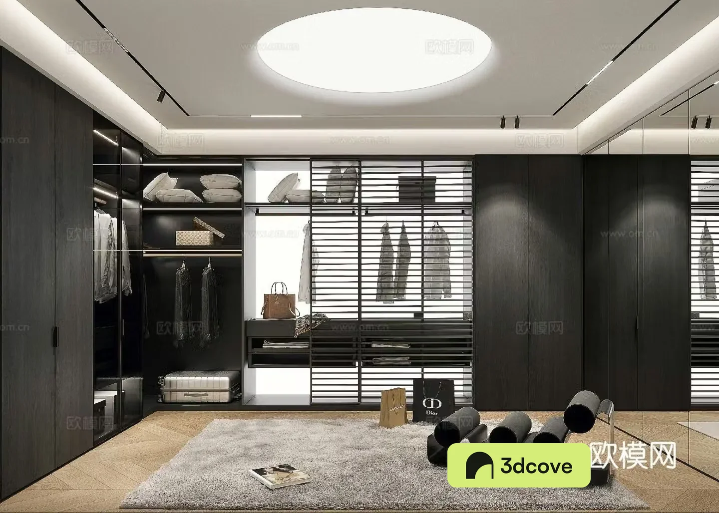 Modern cloakroom