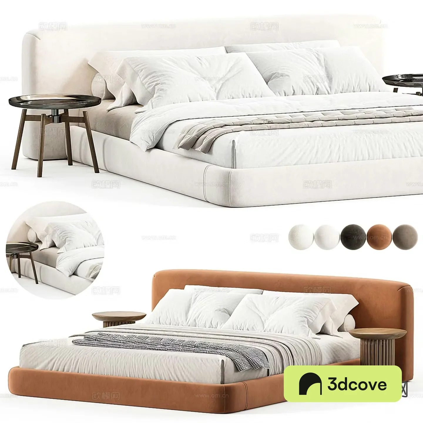 Alessio Bed By Casa Blanco double bed