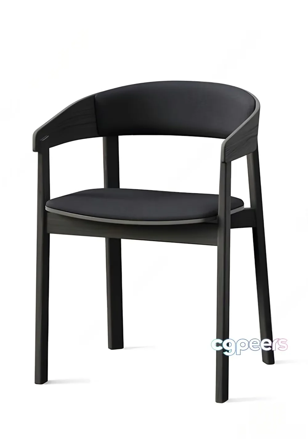 Modern Black Chair 3D Model – 13270 – VRAY Render