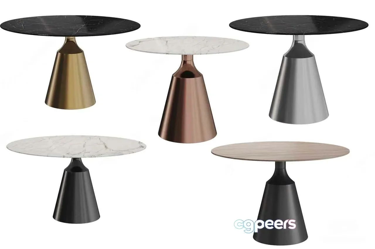 Small Modern Tables 3D Model – 15585 – CORONA Render