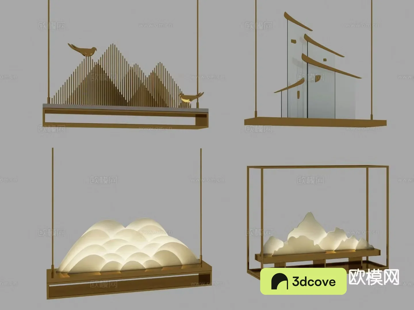New Chinese style chandelier Zen chandelier