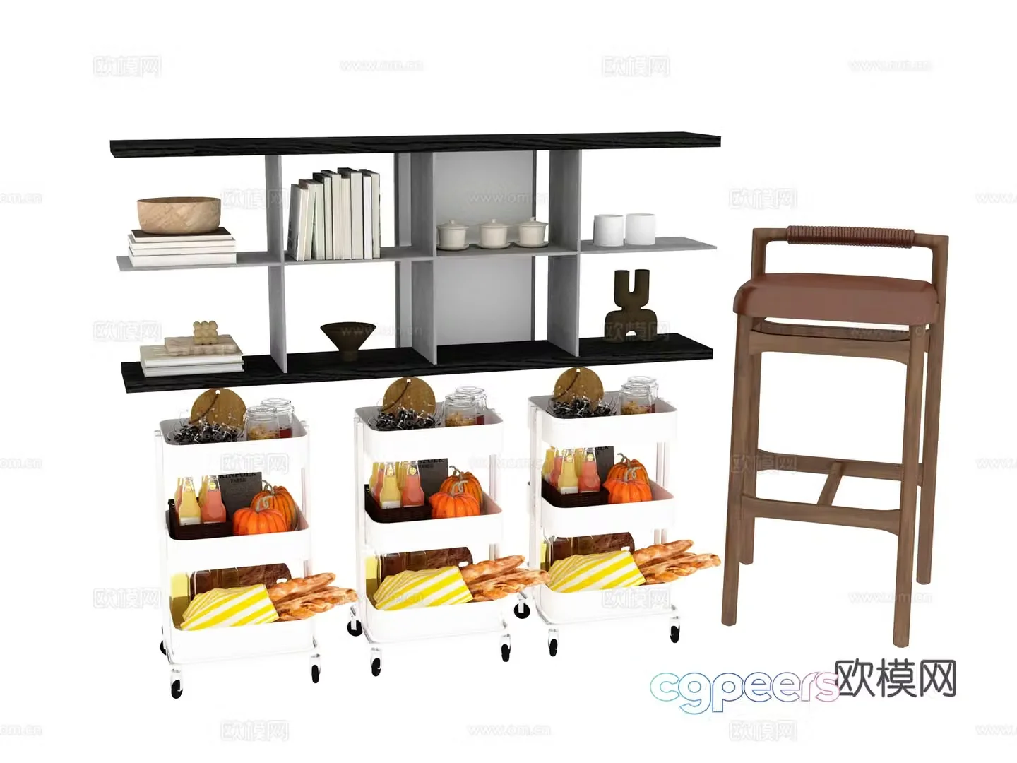 Furniture 3D Model of Daily necessities