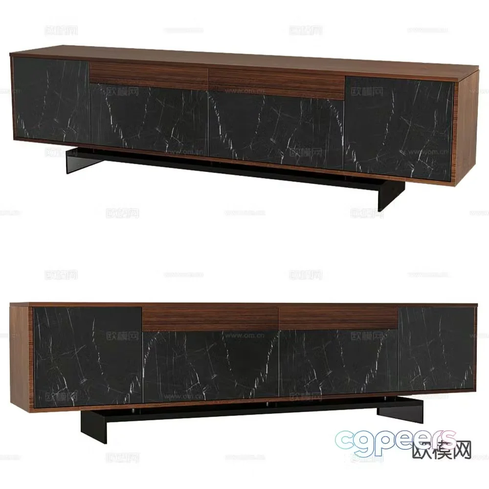 MAAMI Italian TV cabinet 3d model