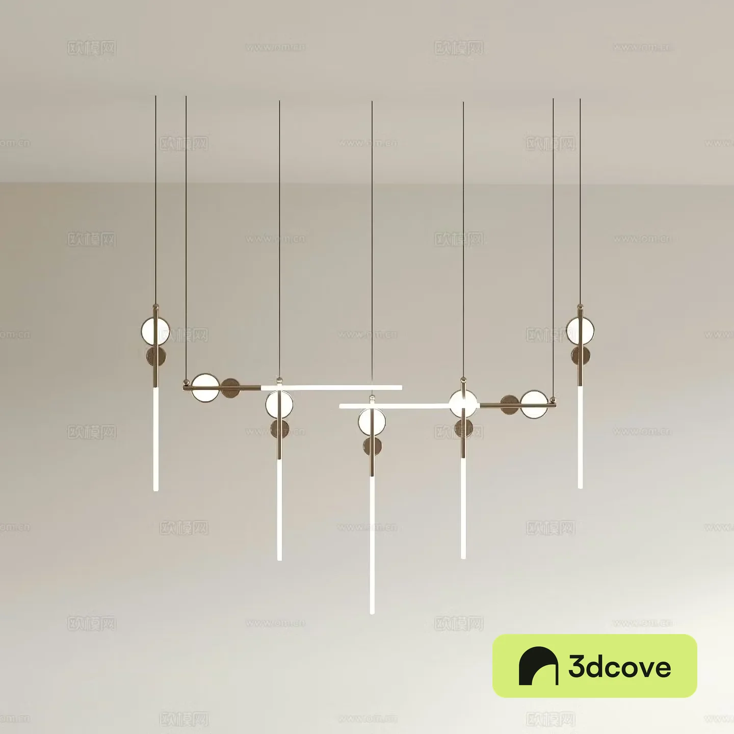 Light luxury chandelier restaurant chandelier